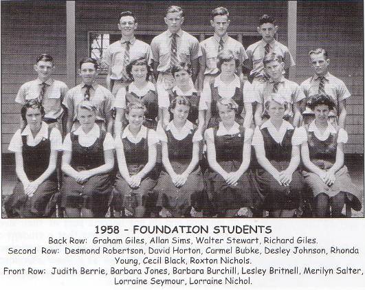 1958 foundation students